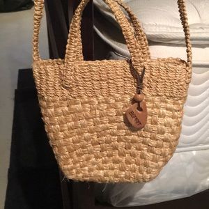 Wicker crossbody